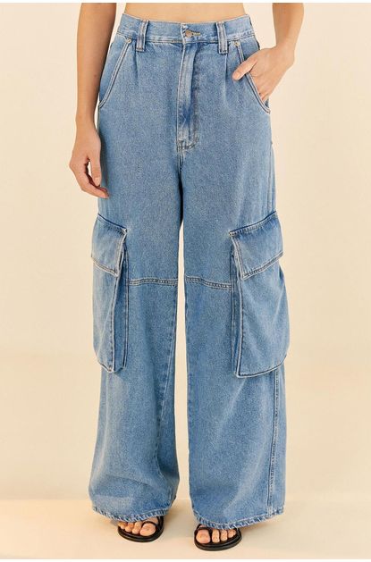 Calca-jeans-recortes-cargo-farm--principal