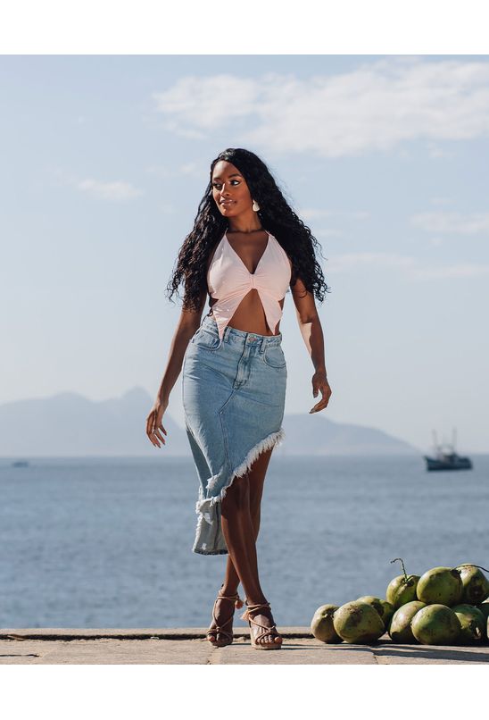 Blazer Look Saia Jeans 2019 Saia Look Inverno Feminino 2019 Blazer