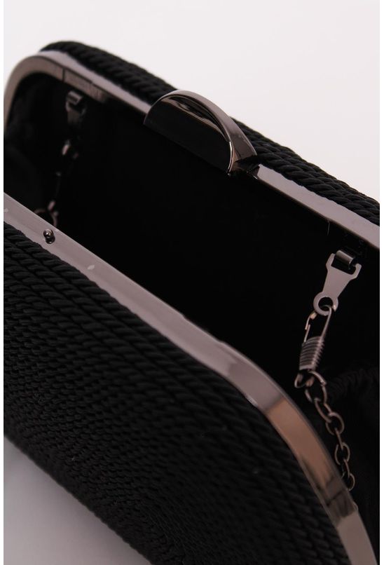 Clutch-de-algodao-torcido-preto-labrava-direita