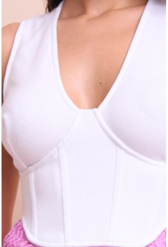 Blusa-cropped-corset-branco-labrava-detalhe