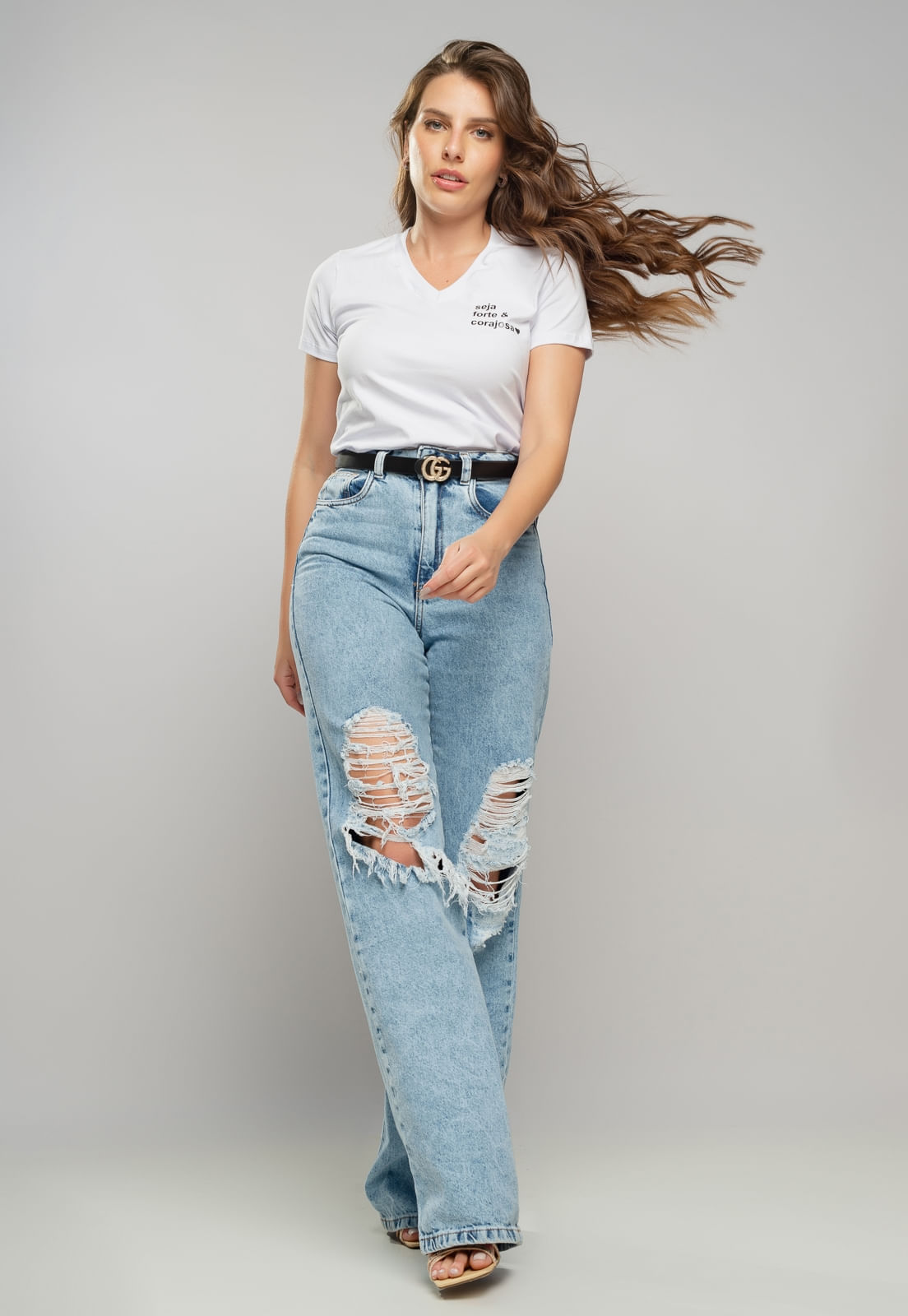 Corset jeans bordado à mão - Comprar em Zoi Blusas