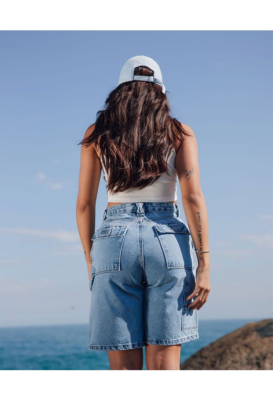 Bermuda Jeans  Jeans que Completa seu Look: Jeans Feminino, Moda