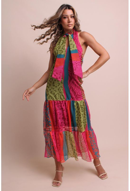 Vestido-midi-chiffon-laco-savana-neon-pequia-direita