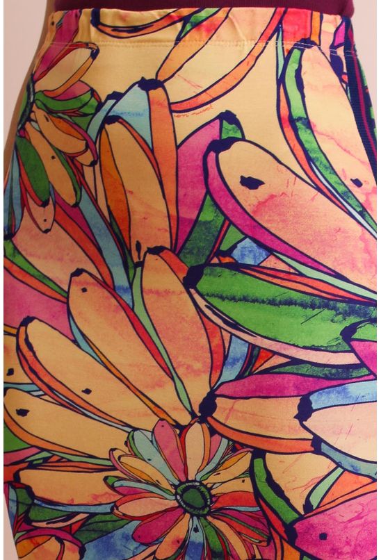 Saia-reta-sonho-de-banana-farm-detalhe Saia-reta-sonho-de-banana-farm-detalhe