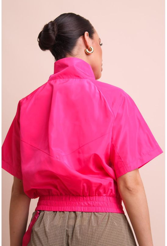 Blusa-de-nylon-manga-curta-animale-jeans-centro Blusa-de-nylon-manga-curta-animale-jeans-centro