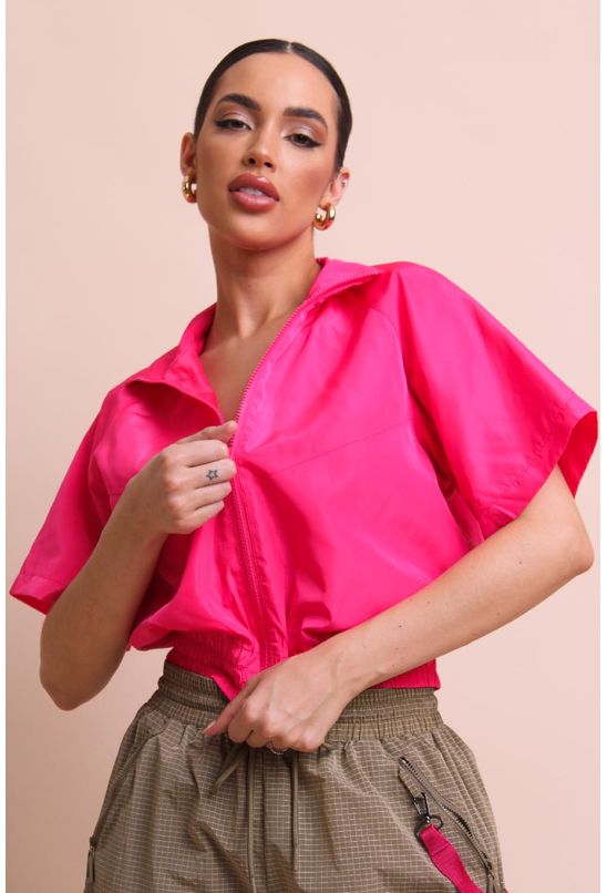 Blusa-de-nylon-manga-curta-animale-jeans--principal Blusa-de-nylon-manga-curta-animale-jeans--principal