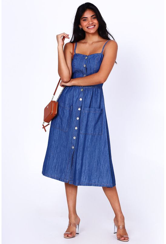 vestido jeans cantão