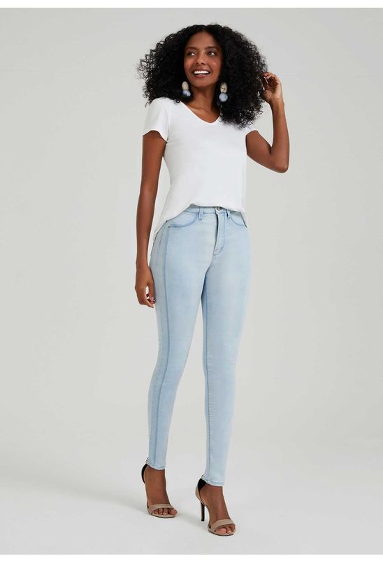 Calça Jeans Skinny Escultural Chapa Barriga - Babadotop