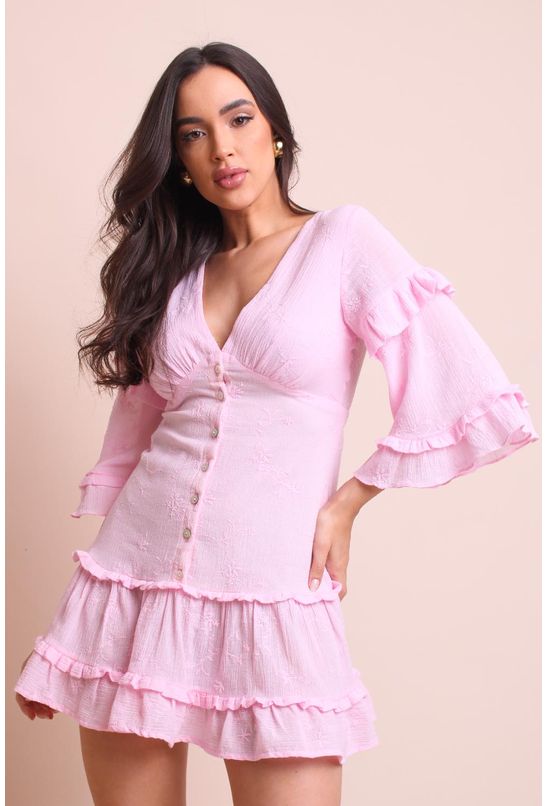 Vestido-curto-voil-babados-rosa-pequia--principal
