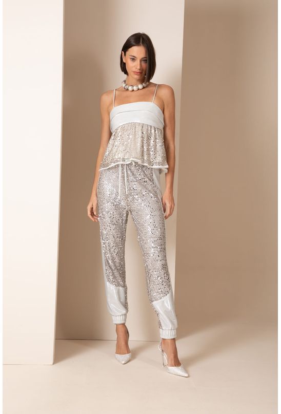 Com Calça Calça Jogger Feminina Paete Calca Paetes Calça Paetes