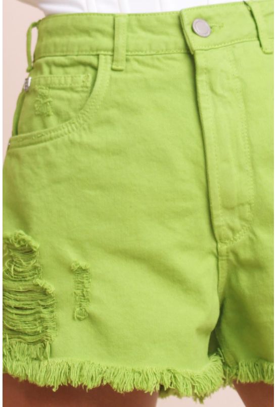 Shorts-sarja-relaxed-high-lanca-perfume-detalhe Shorts-sarja-relaxed-high-lanca-perfume-detalhe