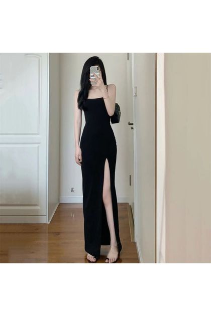 Vestido-assimetrico-com-fenda-preto--principal Vestido-assimetrico-com-fenda-preto--principal