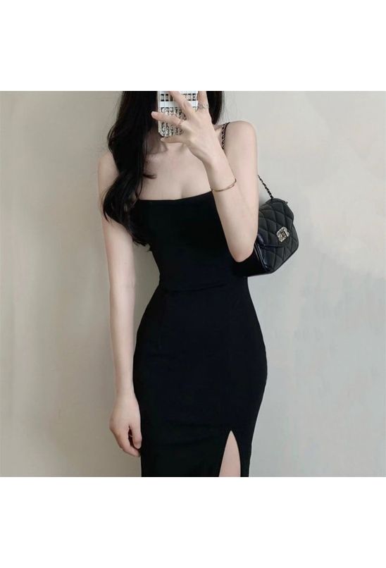 Vestido-assimetrico-com-fenda-preto-esquerda