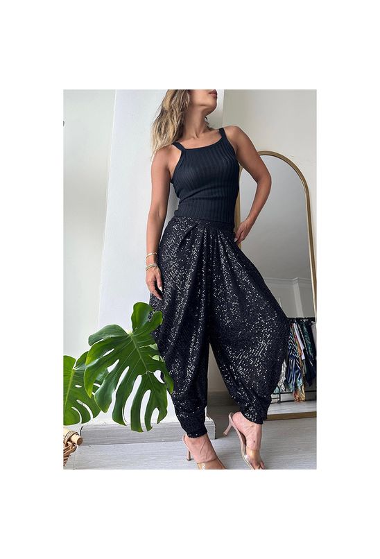 Calca-aladim-preta Calca-aladim-preta