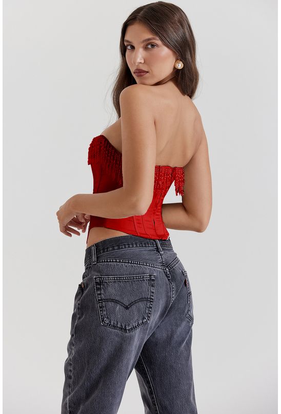 Blusa-corpete-sem-alca-de-perolas-vermelha Blusa-corpete-sem-alca-de-perolas-vermelha
