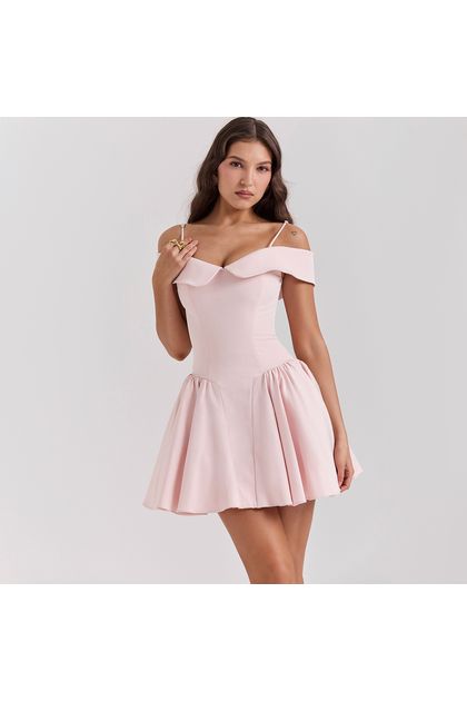 Vestdo-curto-evase-rosa