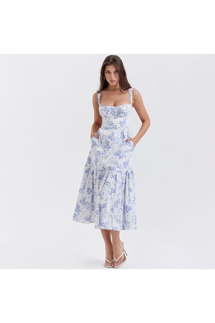 Vestido-midi-meia-taca-floral-azul Vestido-midi-meia-taca-floral-azul