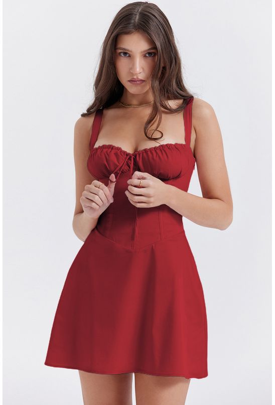 Vestido-curto-corset-vermelho