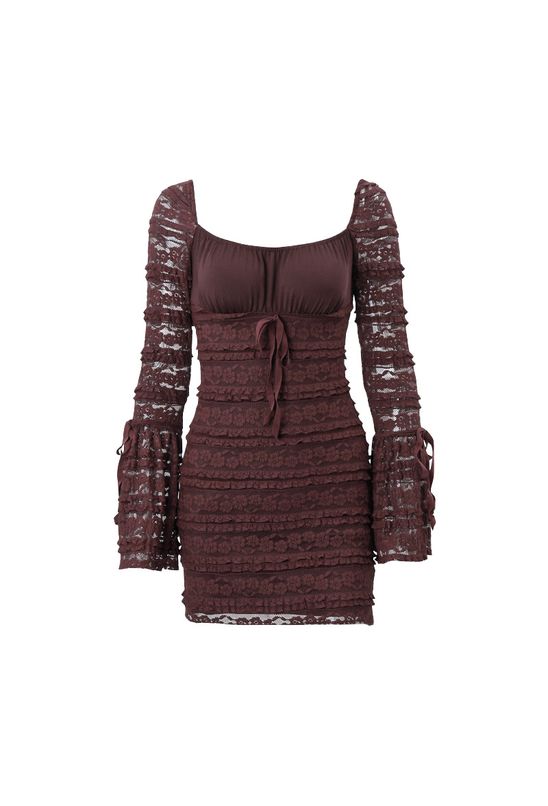 Vestido-curto-manga-sino-sanfonado-marrom