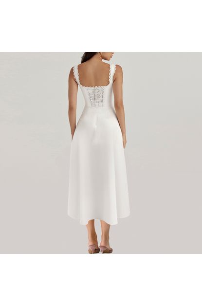 Vestido-midi-com-renda-decote-v-corset-branco