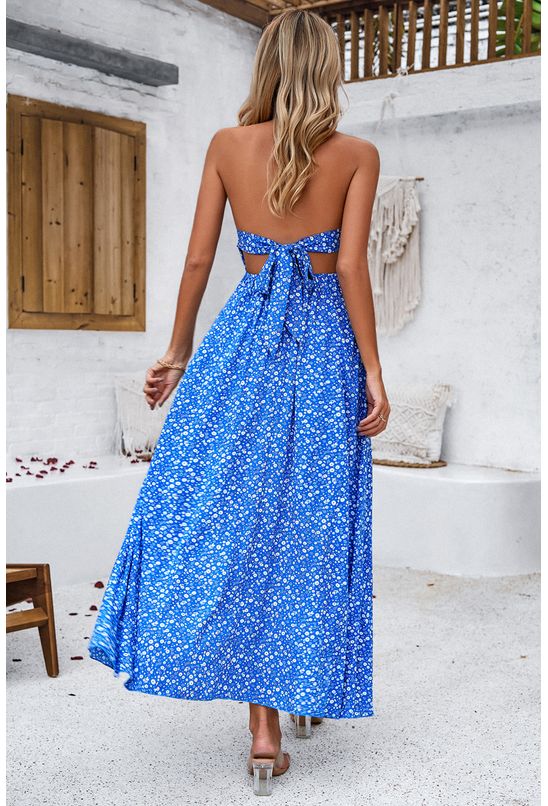 Vestido-longo-frente-unica-com-fenda-estampado-azul