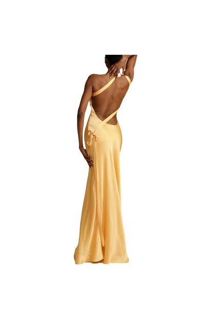 Vestido-longo-amarelo-calda-assimetrica