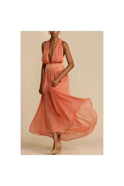 Vestido-maxi-de-tule-rosa-frente-unica Vestido-maxi-de-tule-rosa-frente-unica
