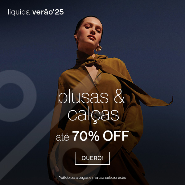 blusas e calças