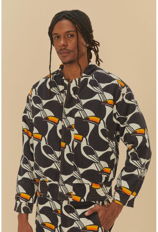 Jaqueta Floral Masculina Jaqueta Bomber Florida Masculina Jaqueta