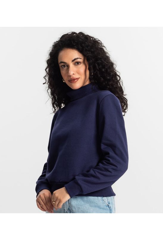 Rovitex Azul Jaqueta Rovitex Feminina Blusão Feminino Em Moletom