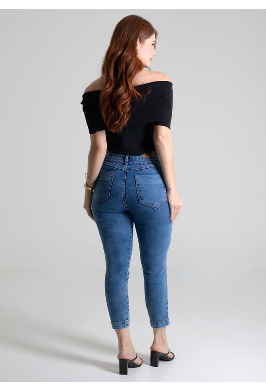 Calça Jeans Sawary Cropped 279755 Babadotop
