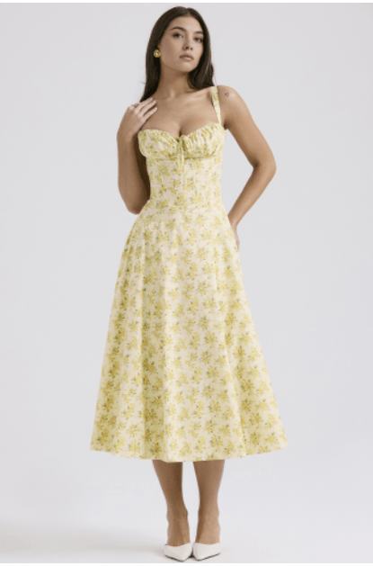 Vestido-Midi-Rodado-Amarelo