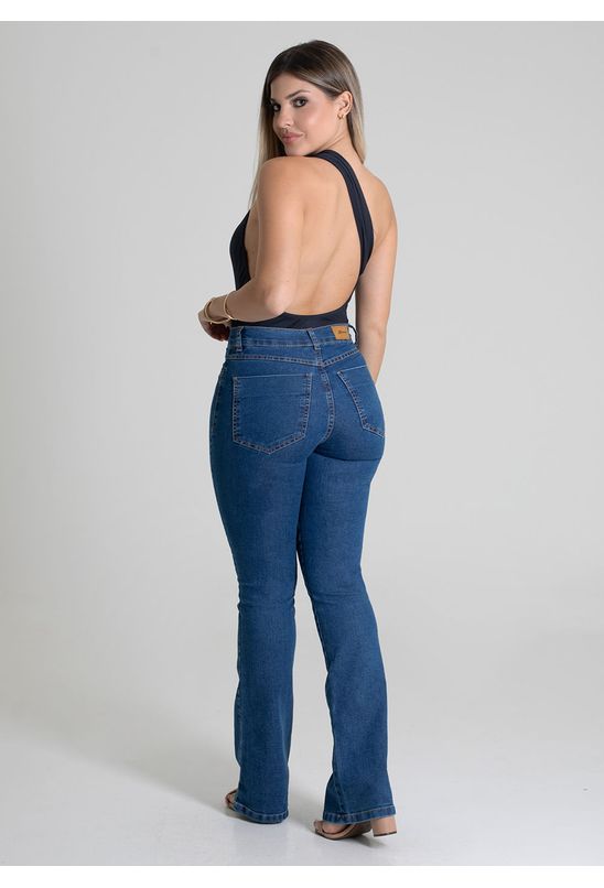 Boot Cut CalÃ§a Jeans Sawary Cintura Alta Calça Boot Cut CalÃ§a Sawary