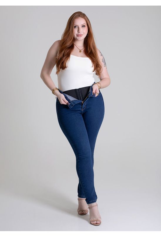 Calça Jeans Sawary Super Lipo Plus Size 279335 Babadotop